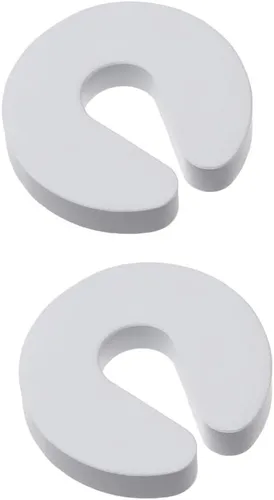 Vista 14 de Protector de pellizco para dedos, 2 piezas. Puertas a prueba de niños hechas con tapón de puerta de espuma suave y duradera. Evita lesiones por Negro