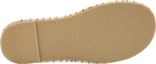 Vista 6 de YYW Sandalias planas para mujer, sin cordones, puntera abierta, estilo casual con adorno de lazo para verano, al aire libre, interiores