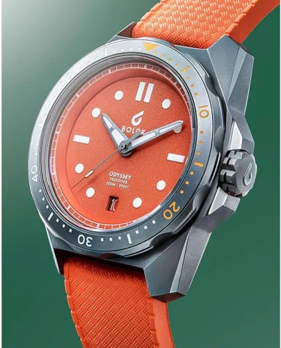 Vista 3 de BOLDR Odyssey Freediver Reloj Naranja cítrico