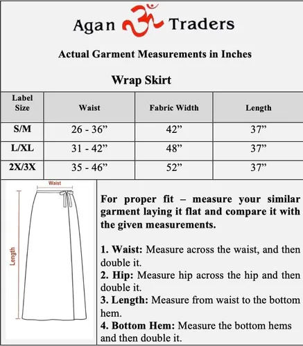 Vista 6 de Agan Traders Falda larga para mujer, estilo gitano, estilo hippie, parches, cintura alta, teñido anudado, talla grande, S - 2X