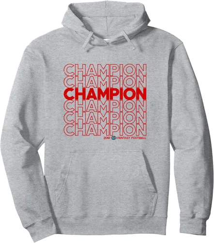 Vista 3 de Thank You 2019 H2H Fantasy Football Champion Sudadera con capucha Negro