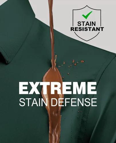 Vista 2 de Alimens & Gentle Camisas de vestir para hombre, camisas de vestir ajustadas para hombre, camisa casual con botones y manga larga