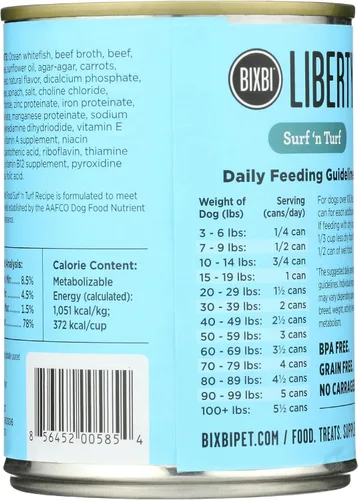 Vista 3 de Bixbi Surf 'n Turf - Alimento húmedo para perros, 12.5 onzas