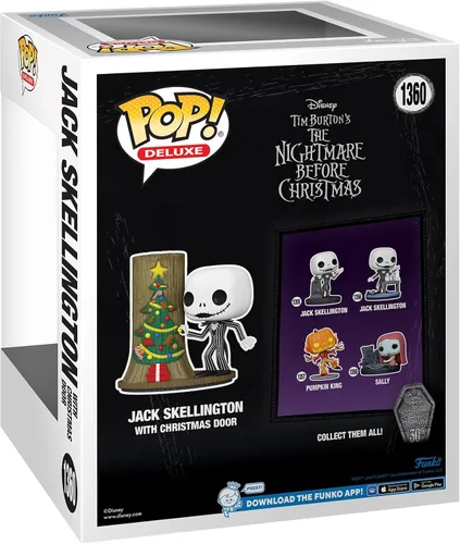 Vista 3 de Funko Pop! Deluxe: Disney La pesadilla antes de Navidad - Jack Skellington