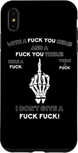 Vista 11 de Skeleton Middle Finger F You Pun Adult Humor Novelty Gifts Case for iPhone 17
