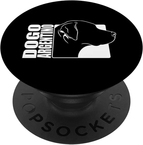Vista 6 de Funny proud Dogo Argentino profile dog mom dog PopSockets MagSafe PopGrip for iPhone