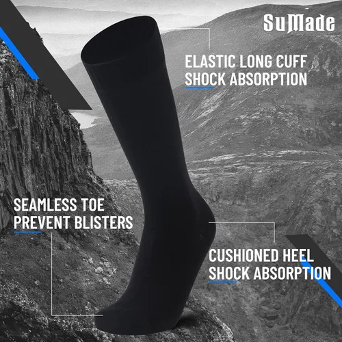 Vista 6 de SuMade Waterproof Socks, Men Women Knee High Hiking Kayaking Socks 1 Pair
