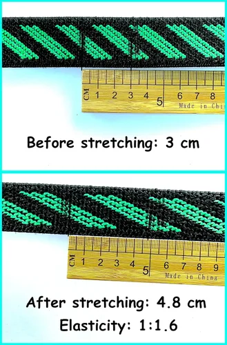 Vista 4 de Cuerda elástica plana con ganchos de acero de longitud ajustable de 67 a 126 pulgadas, correa elástica resistente para bicicletas al aire libre