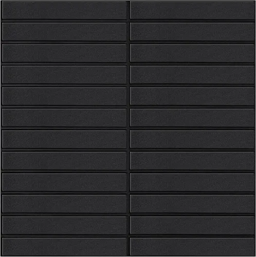 Vista 10 de Azulejos negros mate para despegar y pegar estilo metro para cocina, diseño más grueso, azulejos adhesivos para pegar en la sala de estar, azulejos