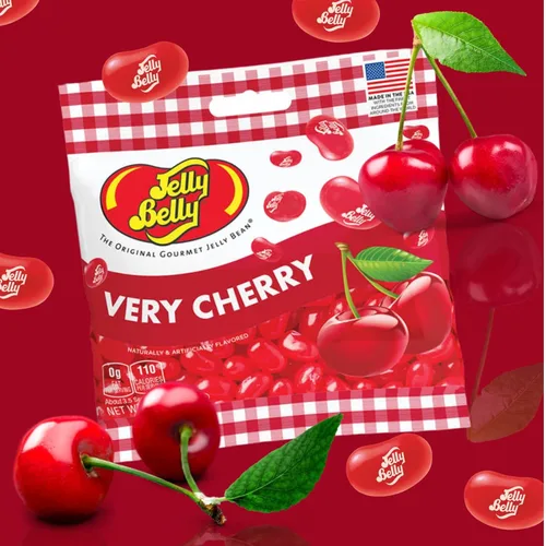 Vista 4 de Jelly Belly Muy cereza (paquete de 3)