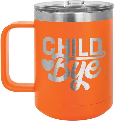 Vista 16 de Taza de café de 15 oz con tapa superior deslizante para niños Taza de café de viaje aislada Ideas de regalo de cumpleaños o Navidad de mujeres