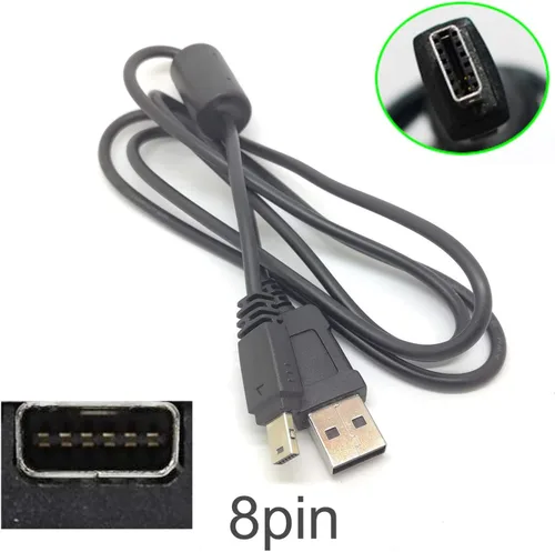 Vista 5 de GuangMaoBo Cable de sincronización de datos USB para cámara CASIO Exilim EX-S7 S10 S12 Z1 Z2 Z8 Z9 Z11 Z18 Z19 Z20 Z29 EX-ZR20 ZR200 Z3000 ZR1000