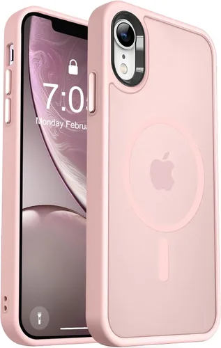 Vista 182 de MOCCA - Funda magnética resistente para iPhone XR de 6.1 pulgadas, compatible con MagSafe, funda con protección contra caídas de grado militar