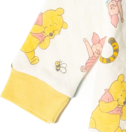 Vista 4 de Disney Winnie The Pooh Piglet Tigger - Overol acolchado de rizo francés para bebé