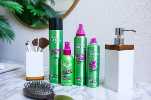 Vista 4 de Garnier Fructis Style Sky-Hi Volume Mousse Voluminizante, 6.4 oz.