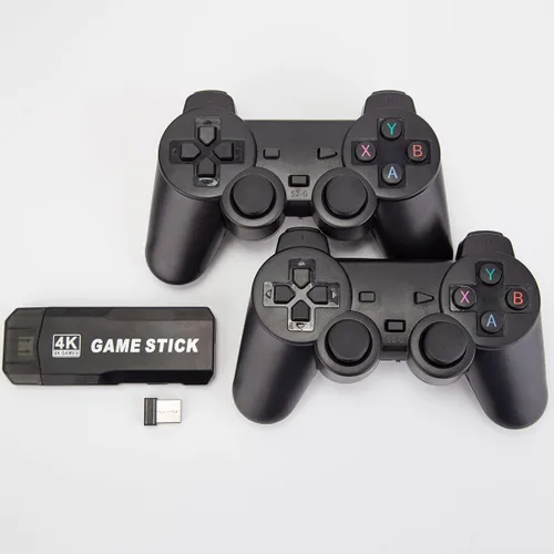 Vista 2 de Steria Wireless Retro Game Stick, X2 4K HD HDMI Output 2.4G Wireless Controller Gamepad Built-in 30,000 Games Mini Plug and Play Arcade Video Home