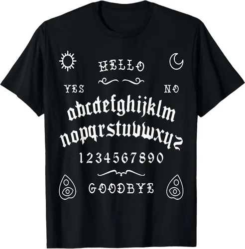 Vista 19 de Camiseta inspirada en la tabla Spirit Board Ouija Asphalt Grey