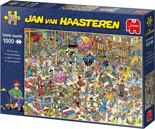 Vista 4 de Jumbo, Jan Van Haasteren - Rompecabezas de 1000 piezas para adultos con diseño único de "Toy Shop