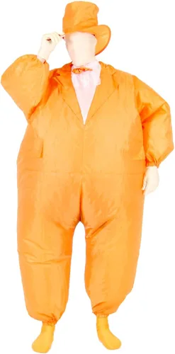Vista 3 de Orange Tuxedo Chub Suit Adult Costume