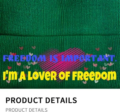 Vista 4 de Gorros de punto personalizados de invierno para añadir diseño con tu propio textologotipoimagen, regalos para padre, amante, amigo, Blackishgreen 0