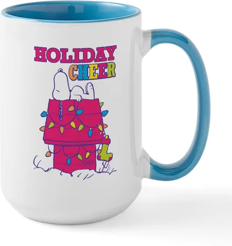 Vista 54 de CafePress SNOOPY Joe Cool - Taza de café de cerámica (15.0 fl oz)