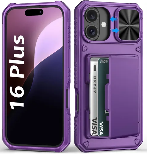 Vista 50 de BXYJY Funda tipo cartera para iPhone 15 Pro, tarjetero (4-5 tarjetas)