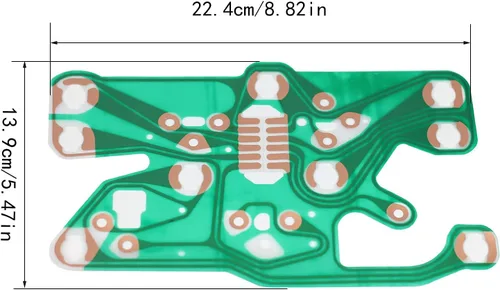 Vista 4 de Reemplazo de placa de circuito impreso para 1977-1982 Cor-Vette C3 Center Gauge Cluster 602505