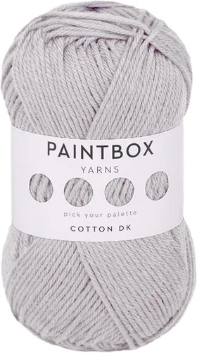 Vista 12 de Paintbox Yarns - Hilo 100% algodón DK, 1.76 onzas, 137 yardas, 410.1 ft #401 Papel blanco