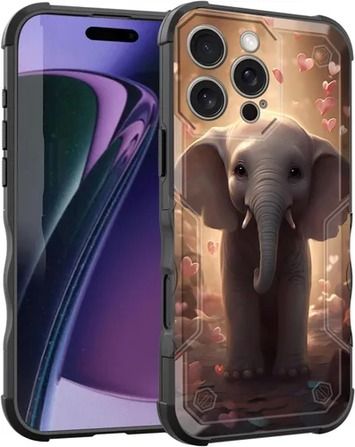 Vista 163 de Funda para iPhone Air, [doble capa] [protección contra caídas de grado militar de 10 pies] Funda resistente a prueba de golpes para iPhone Air