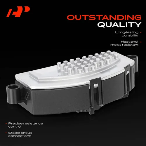 Vista 6 de A-Premium Resistencia del motor del ventilador HVAC compatible con vehículos Audi, Mercedes-Benz y Porsche - A4 Quattro, A5 Quattro, Allroad, Q5