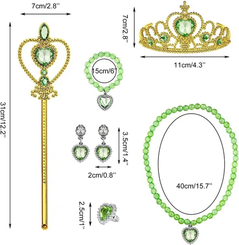 Vista 4 de Acecharming Girls Princess Dress Anna Cosplay Costume Elsa Princess Dress for Girls Kids Costume Halloween Party Dress