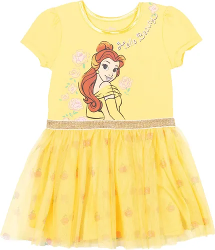 Vista 3 de Disney Princess Belle - Conjunto de tutú de manga corta