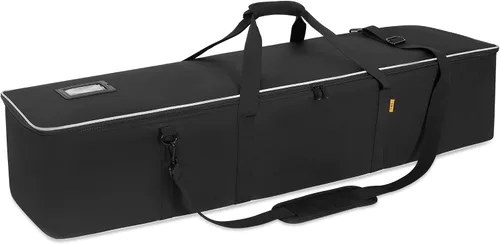 Vista 9 de Bolsa Multifuncional para Trípode 32 X 7 X 7 Pulgadas / 81 X 18 X 18 cm Estuche Resistente para Trípode con Asa para Luces, Altavoces, Cámaras