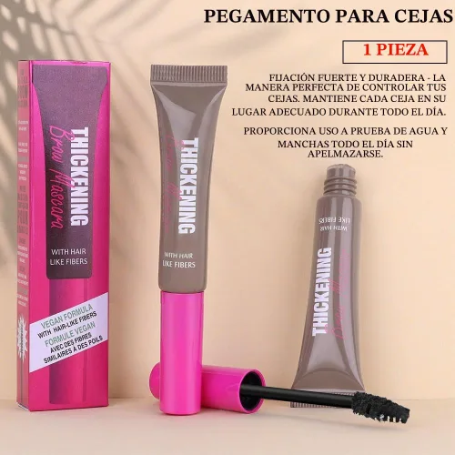 Vista 7 de Máscara de Cejas con Tinte Espesante, Esculpe Rápido las Cejas, Impermeable, A Prueba de Transferencia, Cepillo para Rellenar las Cejas y Cubrir