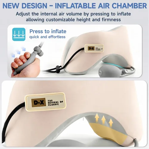 Vista 6 de Almohada de escritorio para siesta, almohada cervical para silla de oficina, almohadas de apoyo para el cuello para dormir en el escritorio