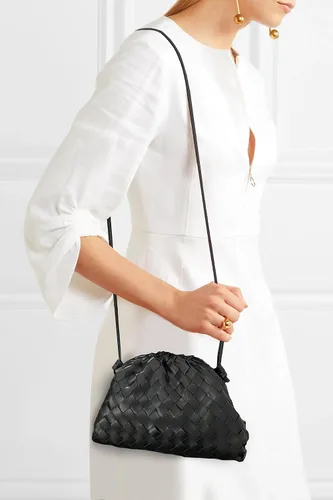 Vista 5 de Bolso tejido de bola de masa para mujer, bolso cruzado de nube suave