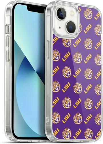 Vista 44 de Head Case Designs Funda de gel suave con licencia oficial de la Universidad Estatal de Louisiana LSU Camou compatible con Apple iPhone 7 Plus/iPhone