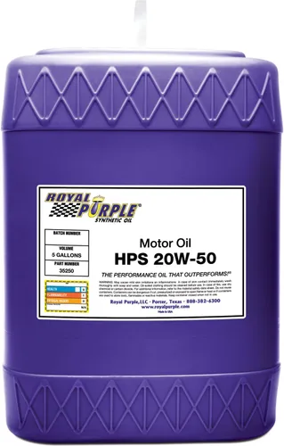 Vista 11 de RAceite de motor royal Purple HPS Alto Rendimiento Street sintético , 5W-20, 1 Cuarto de galón