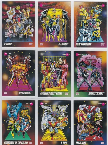 Vista 5 de 1992 Marvel Universe Series III Juego de 200 cartas NM/M Spider-Man, X-Men