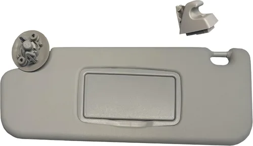 Vista 9 de Visera solar compatible con Chevy Sonic 2012-2020 Spark 2011-2022 lados del pasajero y del conductor derecho + izquierdo LH + RH repuesto gris 2M