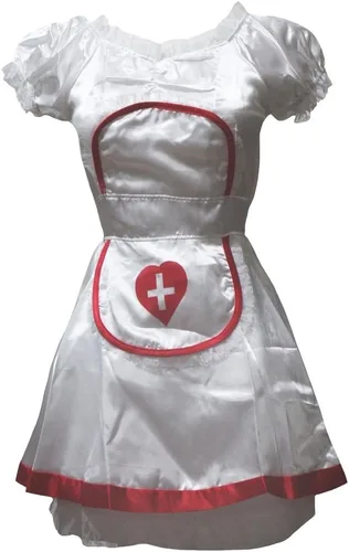 Vista 2 de Petitebella traje de mujer enfermera blanca