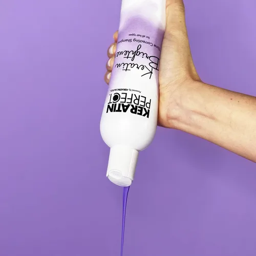 Vista 5 de Keratin Perfect Champú corrector de tono de queratina Brightener - 12oz