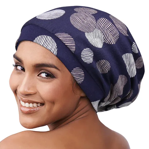Vista 90 de Alnorm - Gorro con forro de satén y suave banda elástica para hombres y mujeres, talla única Se ajusta a la mayoría