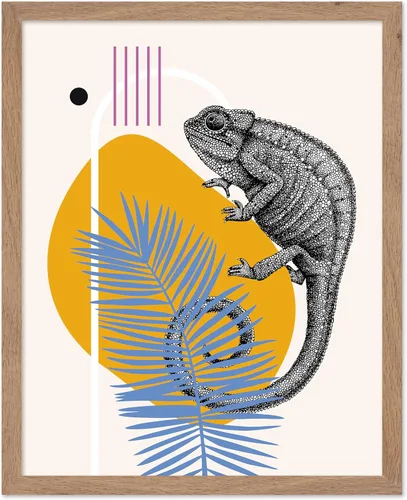 Vista 80 de Poster Master Póster clásico, impresión expresionista vintage, regalo para artistas, amigos, animales en un recinto, horquilla, abstracto, cubismo
