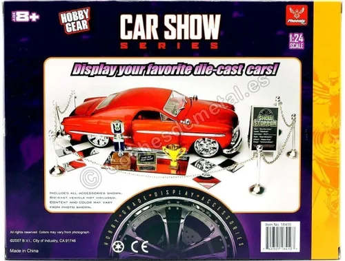 Vista 4 de Juego de accesorios ganadores de trofeos para autos modelo 1/24 de Phoenix Toys