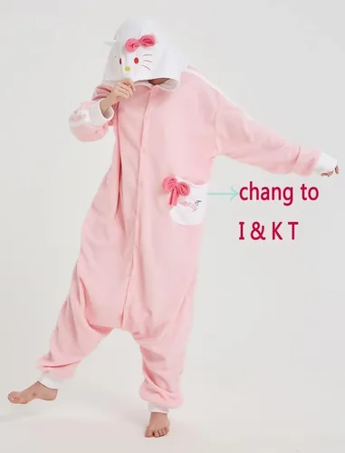 Vista 2 de Eonxius Magic Novelty - Pijama de una pieza con capucha para mujer
