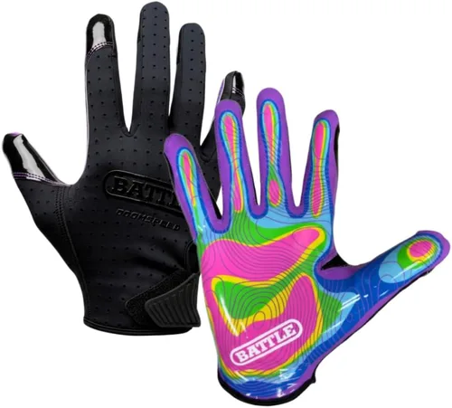 Vista 30 de Battle Guantes deportivos con receptor de velocidad Doom Blanco
