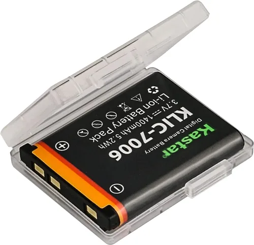 Vista 2 de Kastar Batería para Kodak KLIC-7006 y Kodak Easyshare M873 M883 Zoom M750 M580 M530 M550 M575 M577 M5350 M5370 MD30 M22 M23 M200 M215 522 Cámara
