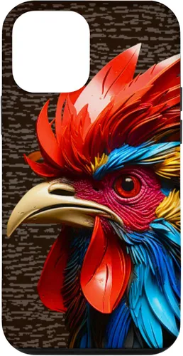 Vista 16 de Funda para teléfono iPhone XR Gallo Gallo de granja Animal Art Rooster