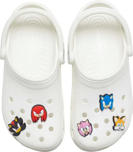Vista 2 de Crocs Zapato Jibbitz unisex SEGA Hedgehog Multi Pack, Charms Personajes